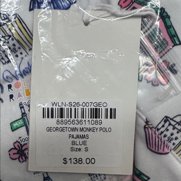 Roller Rabbit Limited edition Washington DC printed pajamas size small - NEW - Picture 7 of 9